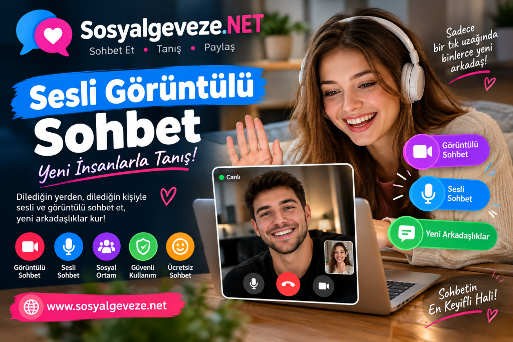 Sesli Görüntülü Sohbet Sitesi
